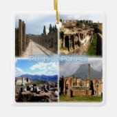 CMP010 NAPLES, RUINS OF POMPEI, Italië, Keramisch Ornament (Voorkant)