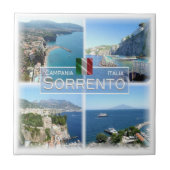CMP017 SORRENTO, Campania, Italië, Tegeltje (Voorkant)