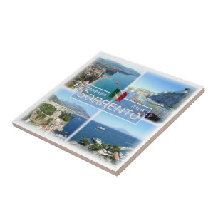 CMP017 SORRENTO, Campania, Italië, Tegeltje