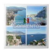 CMP018 SORRENTO, Campania, Italië, Tegeltje (Voorkant)