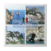 CMP019 CAPRI, Campania, Italië, Tegeltje (Voorkant)