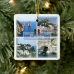 CMP020 CAPRI, Campanië, Italië Keramisch Ornament<br><div class="desc">Hier vind je het souvenir van je vakantie. Deze categorie bevat kousenmagneten van vele plaatsen in Italië: (CMP020 CAPRI, Campanië, Italië, keramisch ornament). Verbazingwekkende vrienden en familieleden met de unieke souvenirs van uw geweldige reis. Probeer ons. #LeoPepeDesign - campania capri faraglioni, marina grande grotta naples, europe italië, leopepedesign, reisreis fototoerisme,...</div>