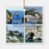 CMP020 CAPRI, Campanië, Italië Keramisch Ornament (Achterkant)
