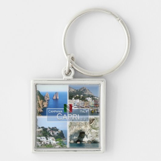 CMP020 CAPRI, Campanië, Italië Sleutelhanger (Voorkant)