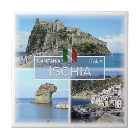 CMP023 ISCHIA, Campania, Italië, Tegeltje (Voorkant)
