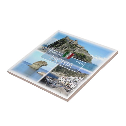 CMP023 ISCHIA, Campania, Italië, Tegeltje (Zijkant)