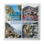 CMP028 POSITANO, Campania, Italië, Tegeltje (Voorkant)
