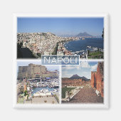 CMP030 NAPLES, MOUNT VESUVIUS, Italië, Fridge Magneet (Voorkant)