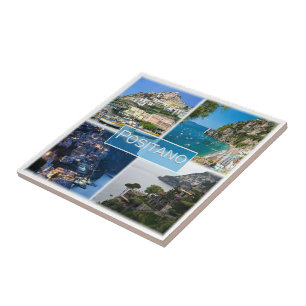 CMP033 POSITANO, AMALFI COAST, Italië, Tegeltje