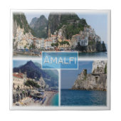 CMP034 AMALFI, Campanië, Italië, Tegeltje (Voorkant)