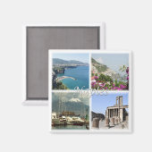 CMP035 NAPLES, Amalfi, Sorrento, Pompeii, Fridge Magneet (Voorkant / Achterkant)