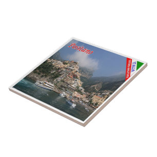 CMP038 POSITANO, AMALFI COAST, Italië, Tegeltje