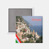 CMP039 POSITANO, AMALFI KUST, Italië, Koelkast Magneet (Voorkant / Achterkant)