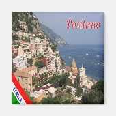 CMP039 POSITANO, AMALFI KUST, Italië, Koelkast Magneet (Voorkant)