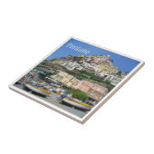 CMP041 POSITANO, AMALFI COAST, Italië, Tegeltje (Zijkant)