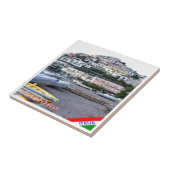 CMP044 POSITANO, AMALFI COAST, Italië, Tegeltje (Zijkant)