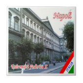 CMP048 NAPELS, Federico II Universiteit, Tegeltje (Voorkant)