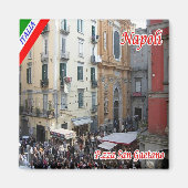 CMP050 NAPLES - Square San Gaetano - Fridge Magneet (Voorkant)