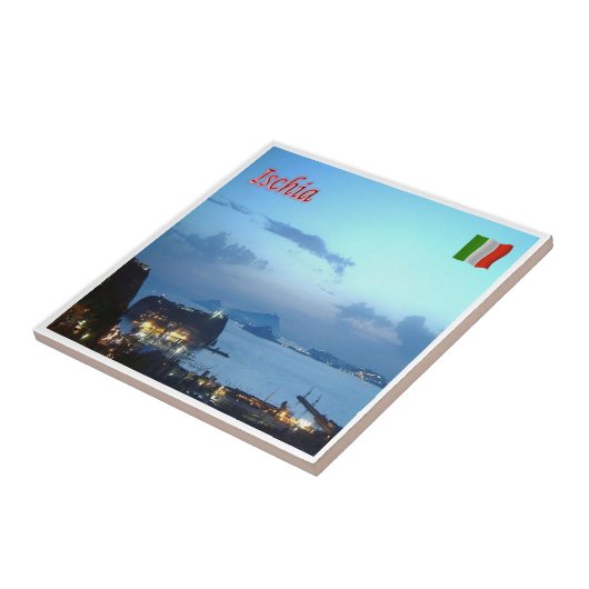 CMP056 ISCHIA, Campania, Italië, Tegeltje (Zijkant)