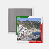 CMP060 ISCHIA, Sant' Angelo, Italië, Koelkast Magneet (Voorkant / Achterkant)