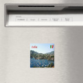 CMP062 ISCHIA, Haven, Campania, Italië, Koelkast Magneet (Insitu (Vaatwasser))