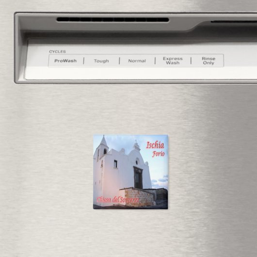 CMP080 ISCHIA, Forio, Campania, Italië, Koelkast Magneet (Insitu (Vaatwasser))