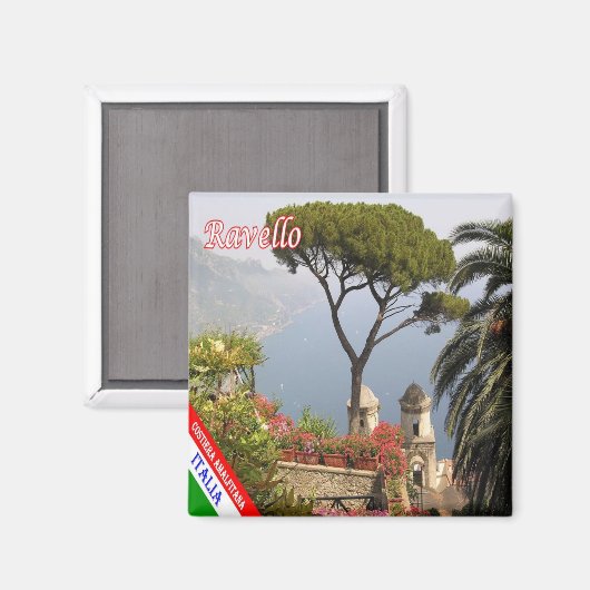 CMP101 AMALFI COAST, RAVELLO, Italië, Koelkast Magneet (Voorkant / Achterkant)