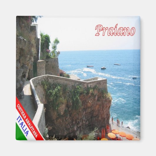 CMP102 AMALFI COAST, PRAIANO, Italië, Koelkast Magneet (Voorkant)