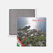 CMP111 AMALFI KUST, Conca dei Marini, Koelkast Magneet (Voorkant / Achterkant)