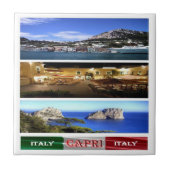 CMP114 CAPRI, Mozaïek, Italië, Tegeltje (Voorkant)