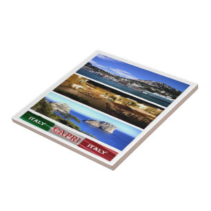 CMP114 CAPRI, Mozaïek, Italië, Tegeltje