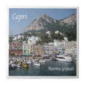 CMP121 CAPRI, Marina Grande Port, Tegeltje (Voorkant)
