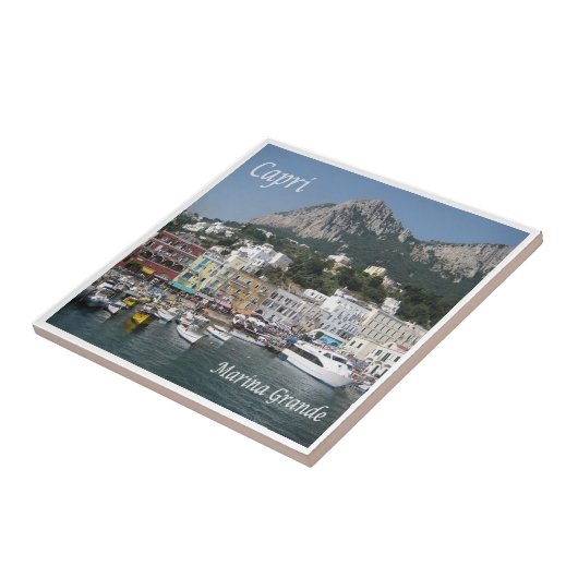 CMP121 CAPRI, Marina Grande Port, Tegeltje (Zijkant)