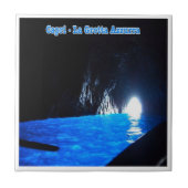 CMP125 CAPRI, De Blauwe Grot Italië, Tegeltje (Voorkant)