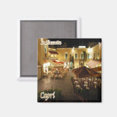 CMP127 CAPRI Het beroemde kleine plein, koelkast Magneet (Voorkant / Achterkant)