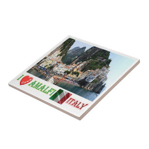CMP136 AMALFI I Love, Italië, Tegeltje