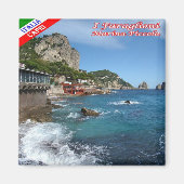 CMP154 CAPRI Marina Piccola - Faraglioni - Fridge Magneet (Voorkant)