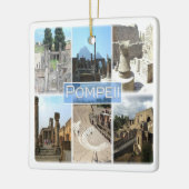 CMP155 POMPEII de ruïnes Pompei Campania Keramisch Ornament (Links)