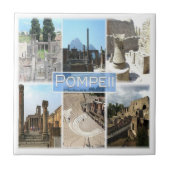 CMP155 POMPEII de ruïnes Pompei Campania Tegeltje (Voorkant)