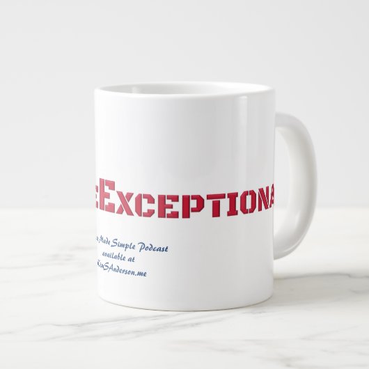 CMS Coffee Mok Jumbo formaat (Voorkant rechts)