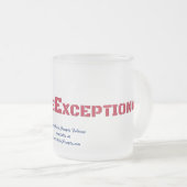 CMS Frosted Coffee Mok (Voorkant rechts)