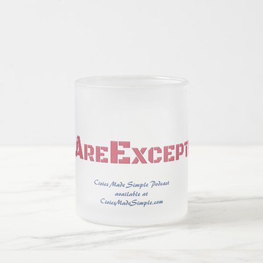 CMS Frosted Coffee Mok (Center)