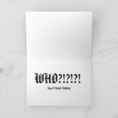 CMS "Who?!?!" De Kaart van de verjaardag (Binnen)