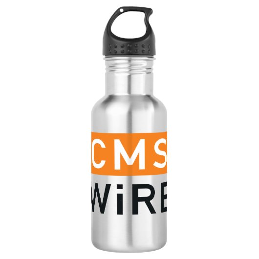 CMSWire-Logo Waterfles (Voorkant)