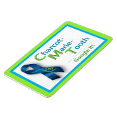 CMT Awareness Magnet (lime groen) Magneet (Linkerzijde)