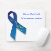 CMT Awareness Ribbon Muismat (Met muis)
