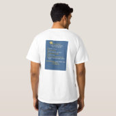 CMT-t-shirt waarschuwing Ik heb een chronische aan T-shirt (Achterkant volledig)