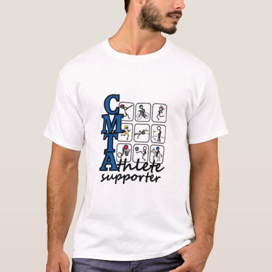 CMTA Athlete supporter mannen T-Shirt (Voorkant)