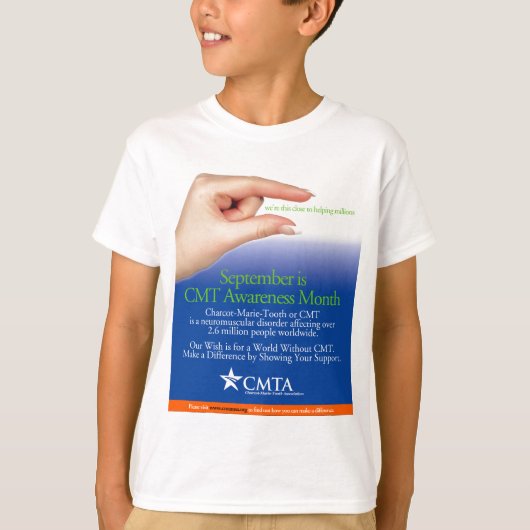 CMTA Awareness 2013 t-shirts (Voorkant)
