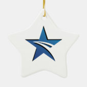 CMTA STAR-versiering Keramisch Ornament (Achterkant)